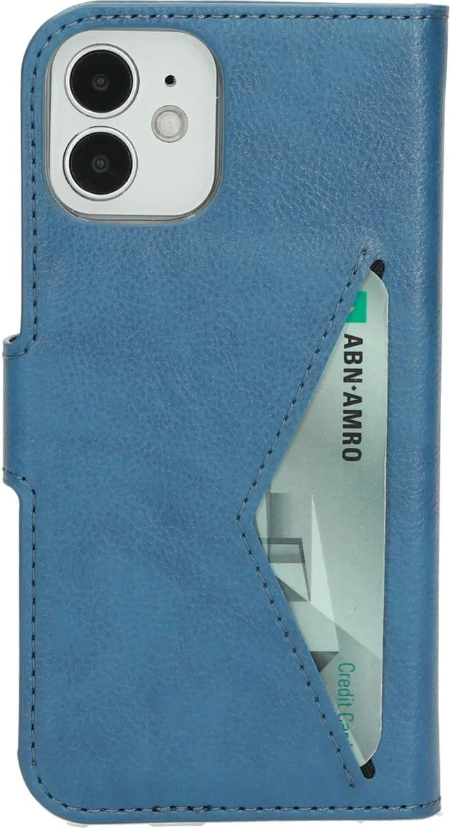 Mobiparts MP-110827 Hoesje iPhone 12 Mini - Blauw Eco Leer - afbeelding 6 van 6