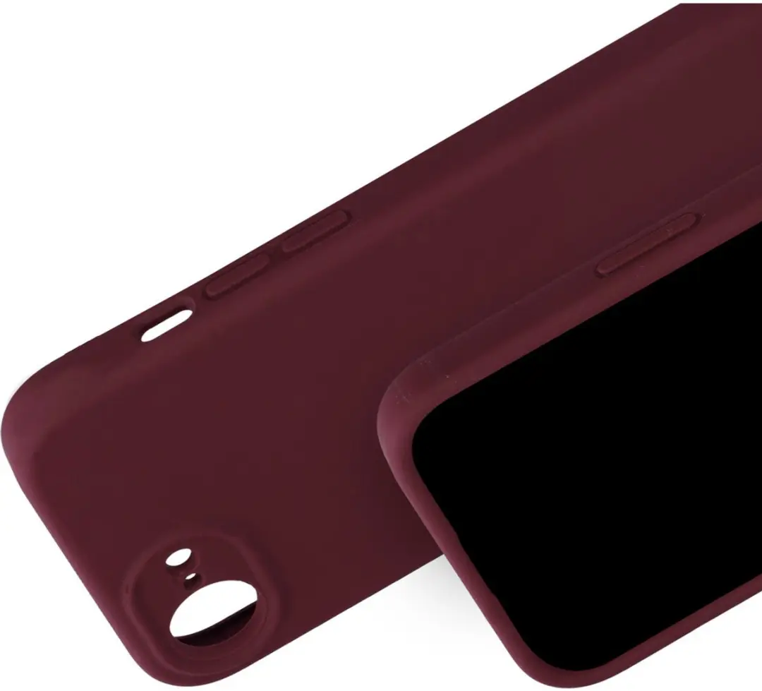 Mobiparts MP-128844 Hoesje iPhone 16/17 - Siliconen - Paars/Rood