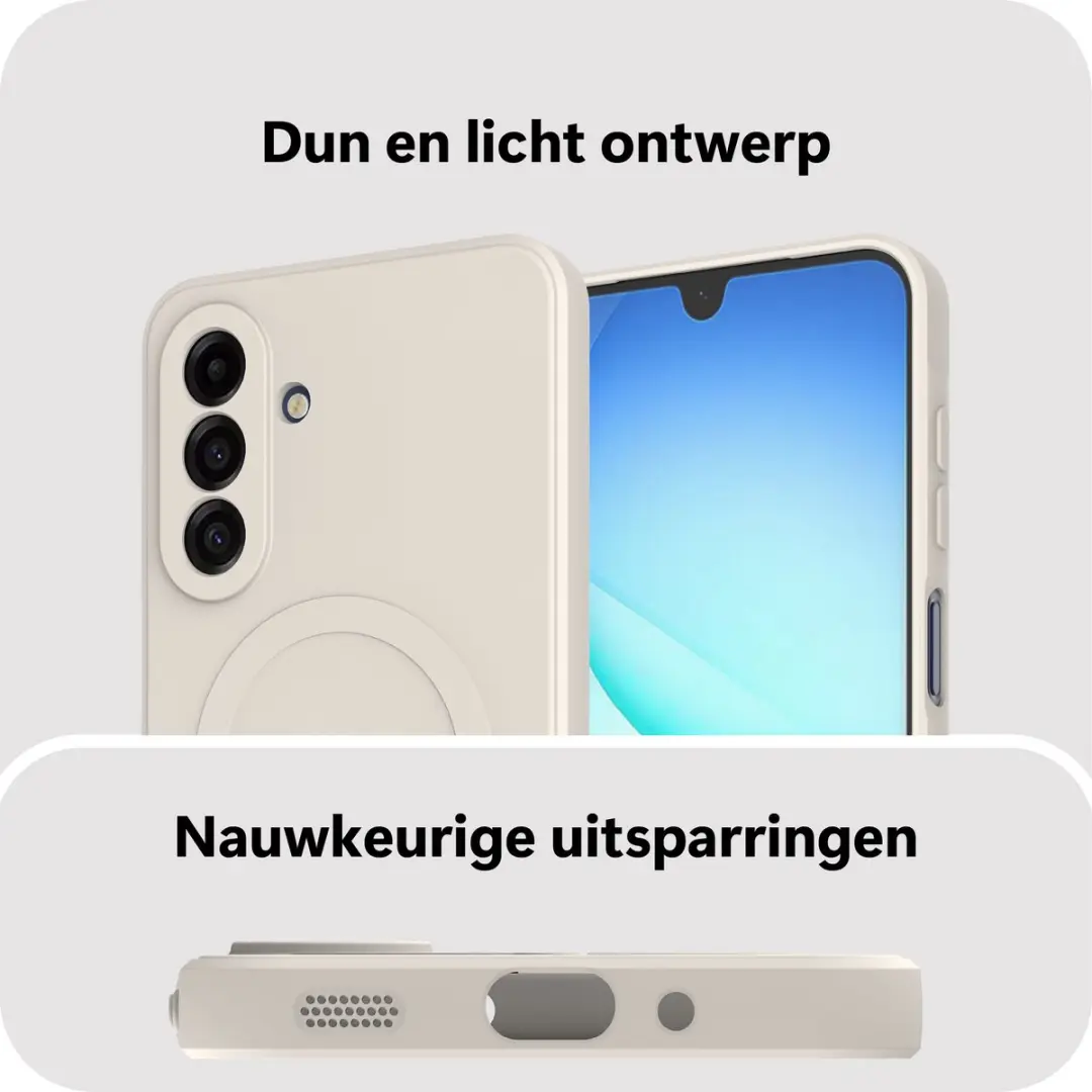 Just in Case MSA2802KC10M Hoesje - Samsung Galaxy A17 - MagSafe - Wit