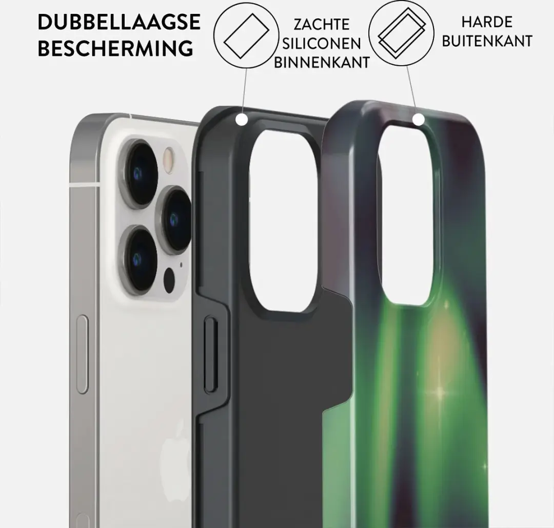 Burga Tough Case iPhone 15 Pro - Groen