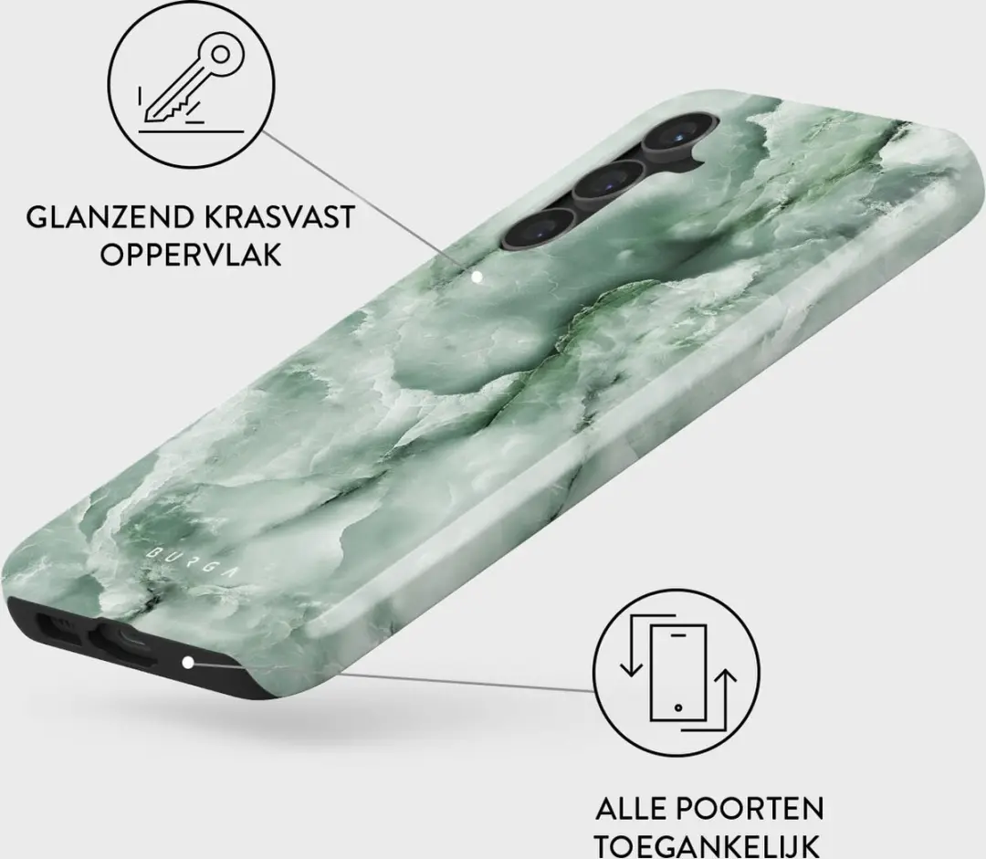 Burga Telefoonhoesje Samsung Galaxy S23 FE - Pistachio Cheesecake