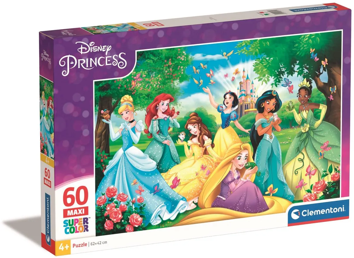 Clementoni Princess Puzzel 60 Stukjes - Multicolor