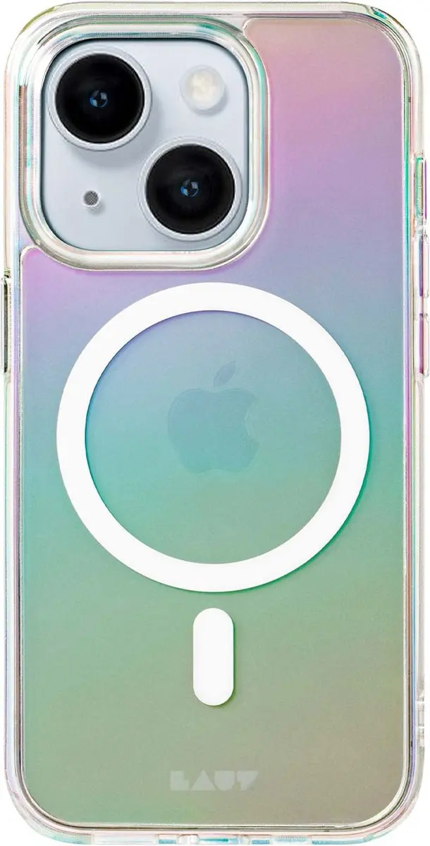 Laut HOLO Hoesje iPhone 15 - Transparant - afbeelding 6 van 6