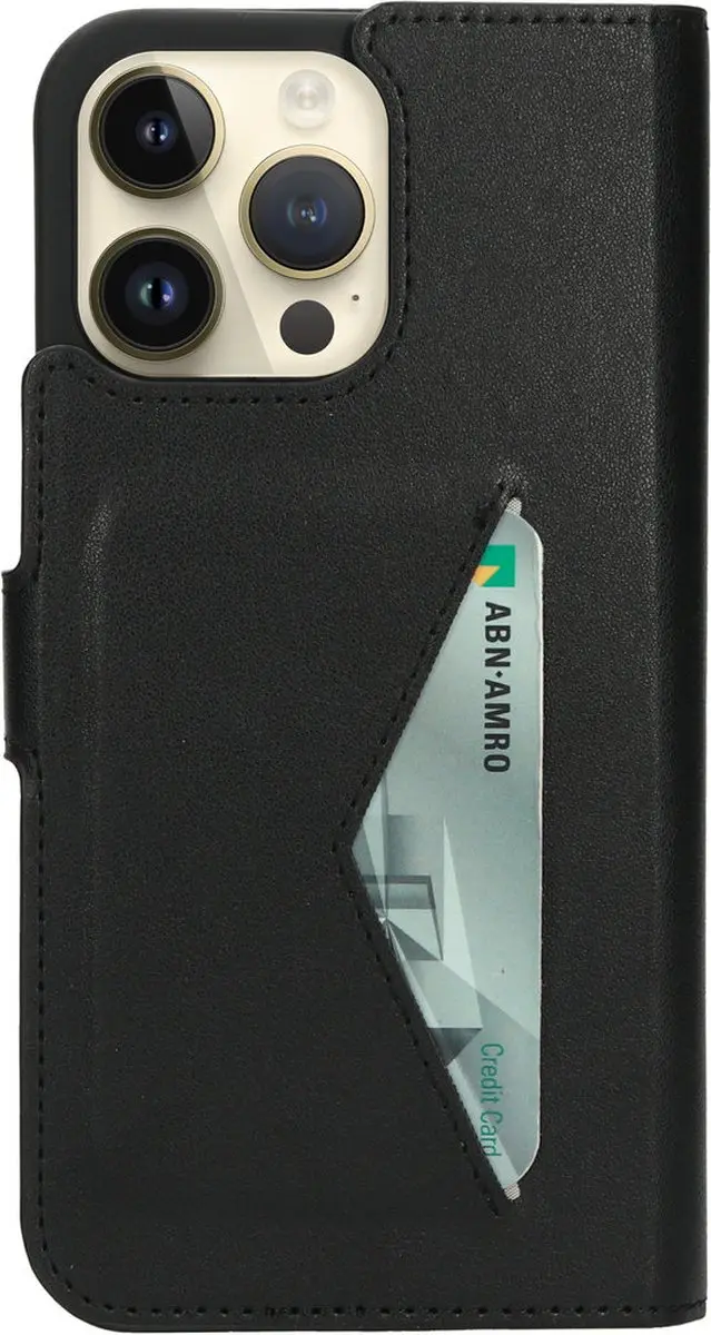 Mobiparts MP-122614 Hoesje iPhone 14 Pro Max - Wallet - Zwart