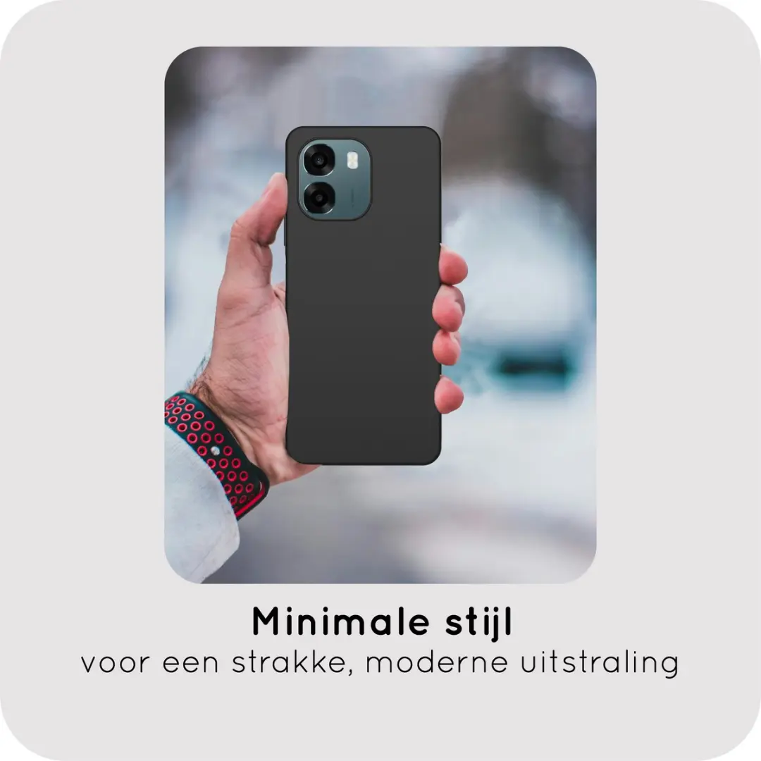 Just in Case Hoesje Oppo A6/A6s Siliconen - Zwart