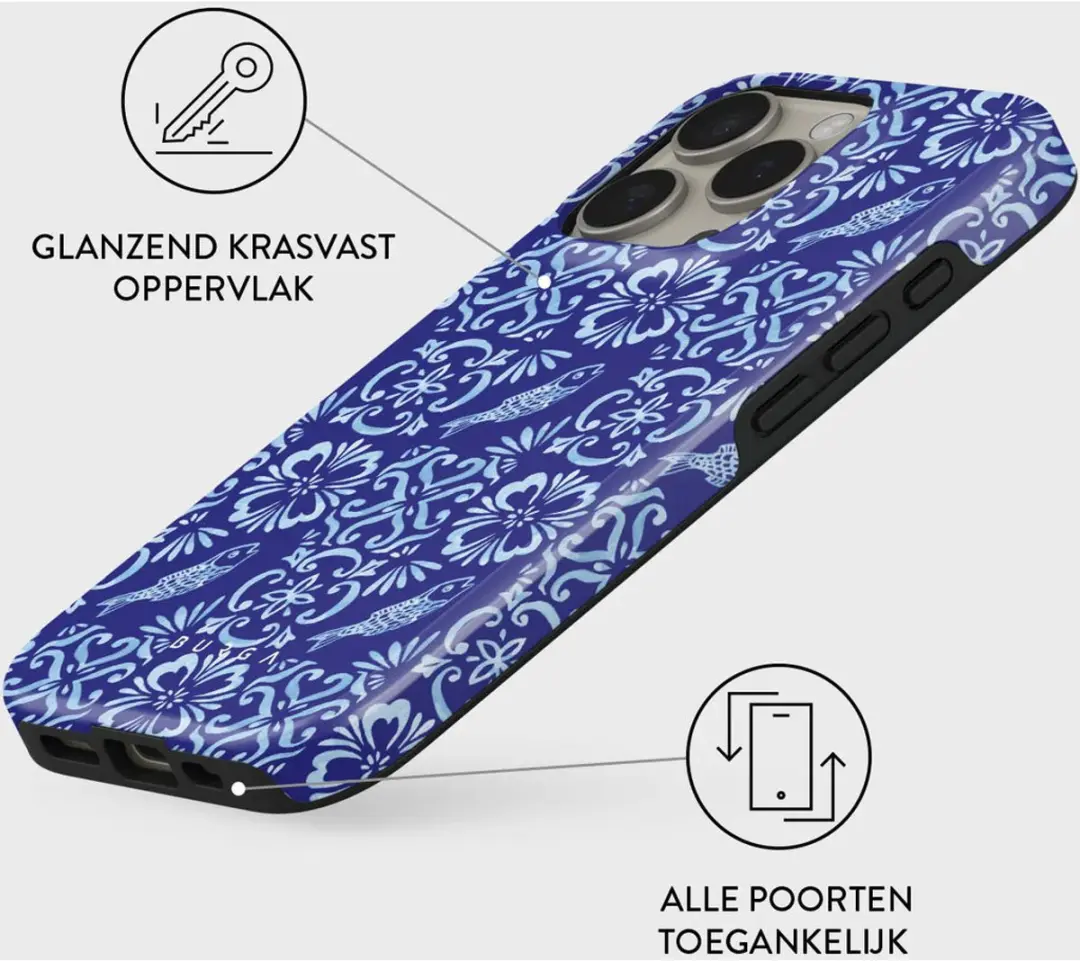 Burga Tough MagSafe Hoesje iPhone 16 Pro - Lisboa