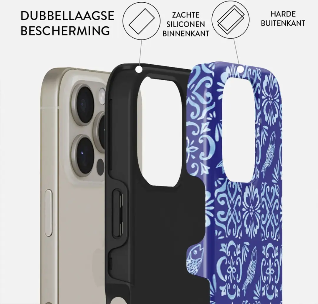 Burga Tough MagSafe Hoesje iPhone 16 Pro - Lisboa