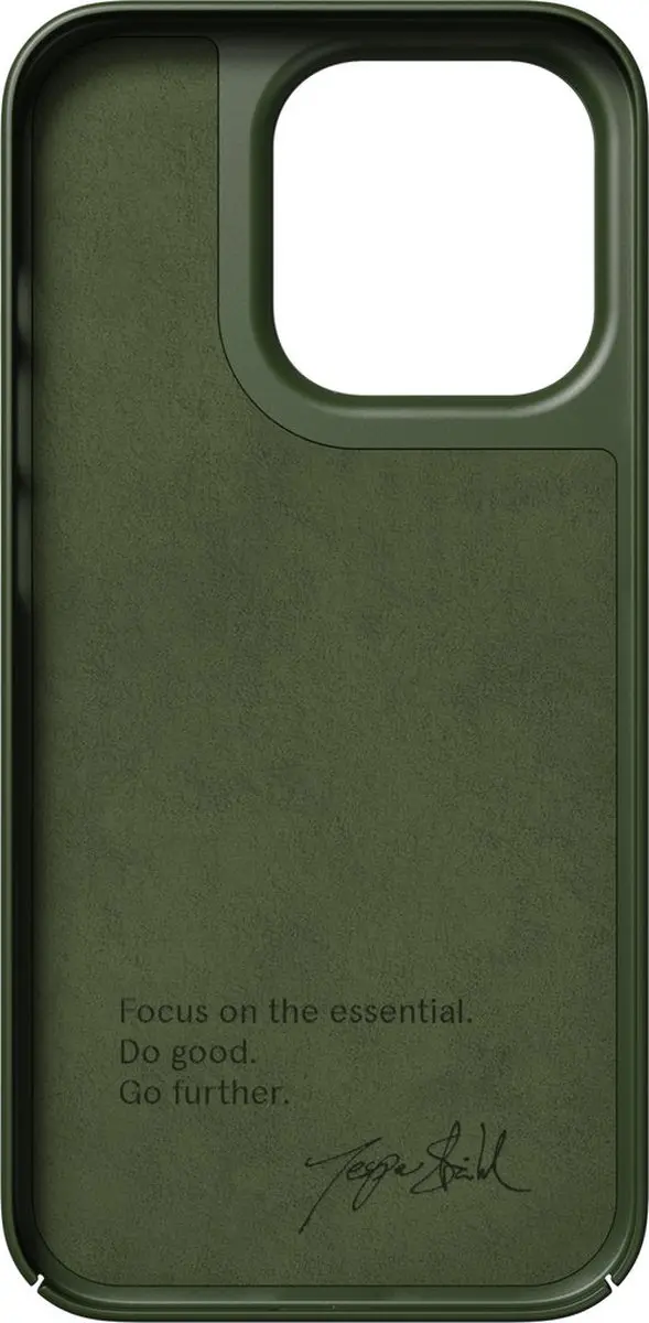 Nudient Thin Magnet Hoesje iPhone 14 Pro - Groen