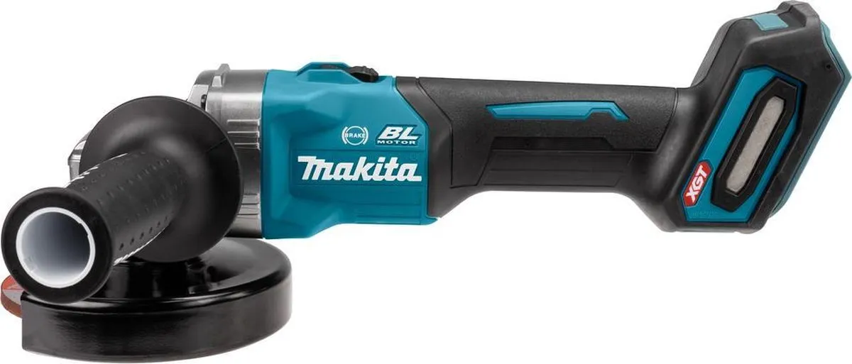 Makita GA005GM201 40V Haakse Slijper - 125mm - 2x 4.0Ah