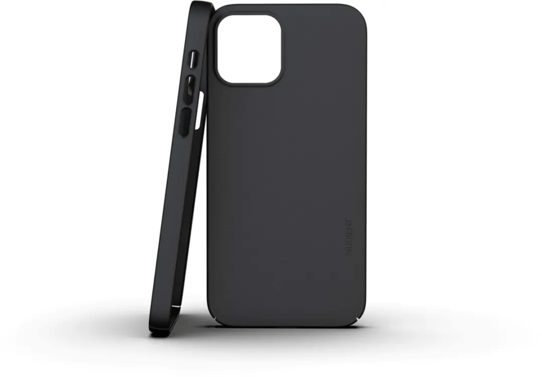 Nudient Thin Case V3 Magnet iPhone 12/Pro Hoesje - Zwart
