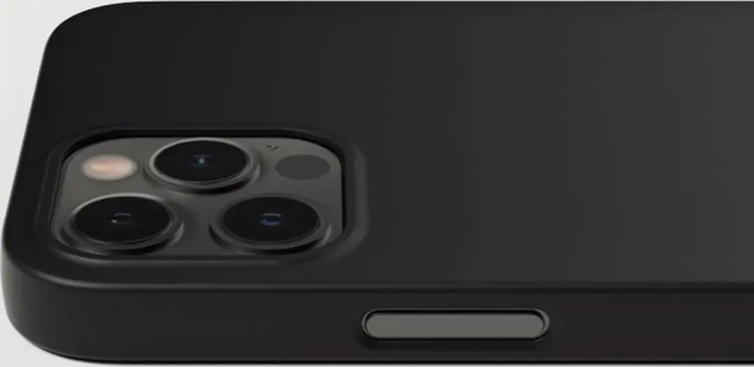 Nudient Thin Case V3 Magnet iPhone 12/Pro Hoesje - Zwart