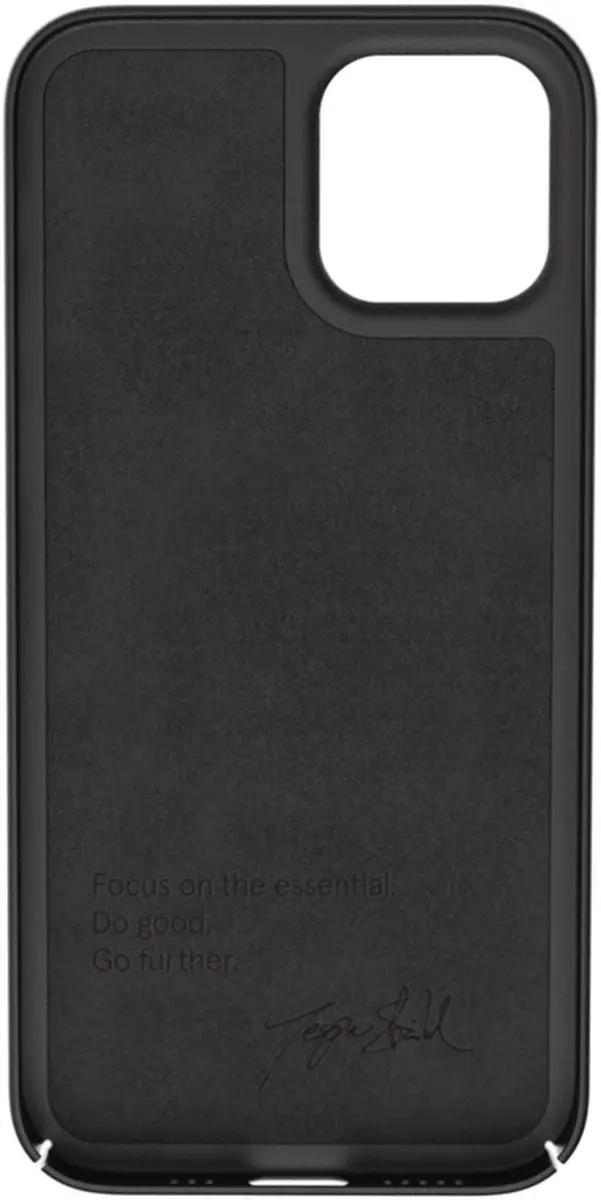 Nudient Thin Case V3 Magnet iPhone 12/Pro Hoesje - Zwart