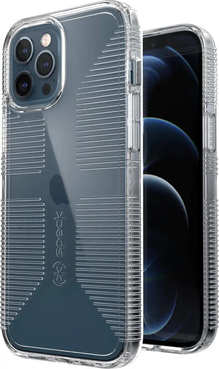 Speck GemShell Grip iPhone 12 Pro Max - Transparant