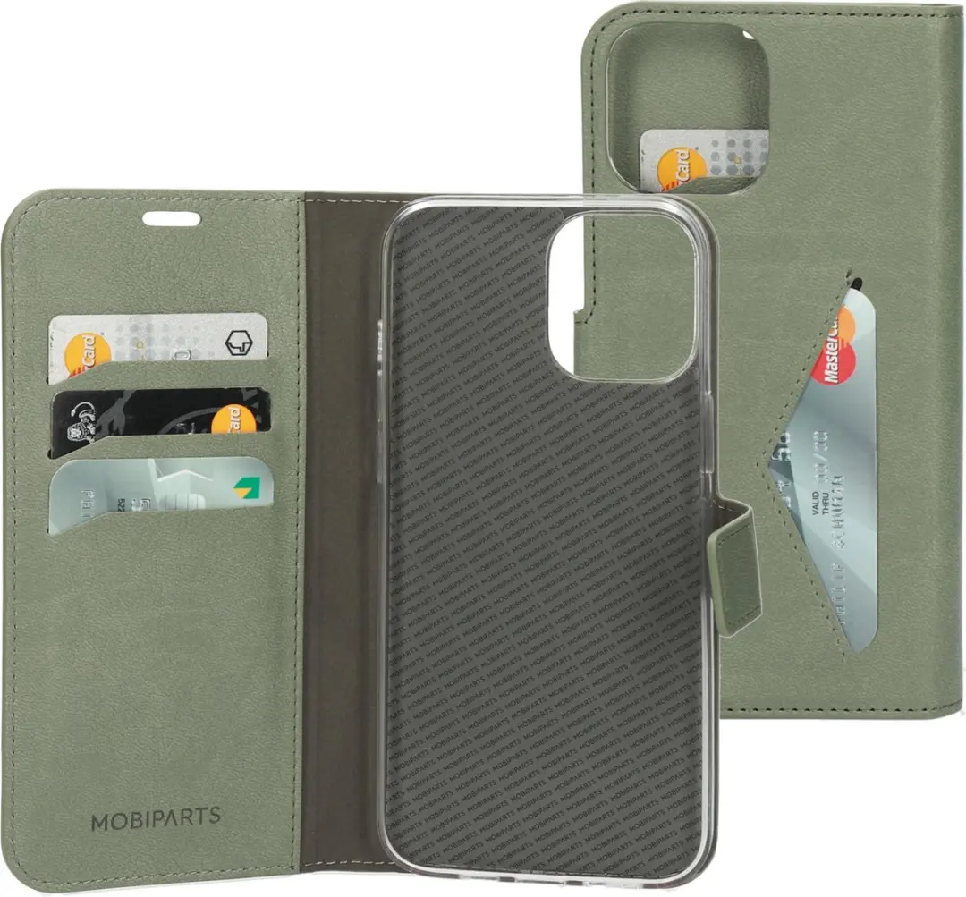 Mobiparts MP-108522 Hoesje iPhone 12 Pro Max - Wallet - Groen
