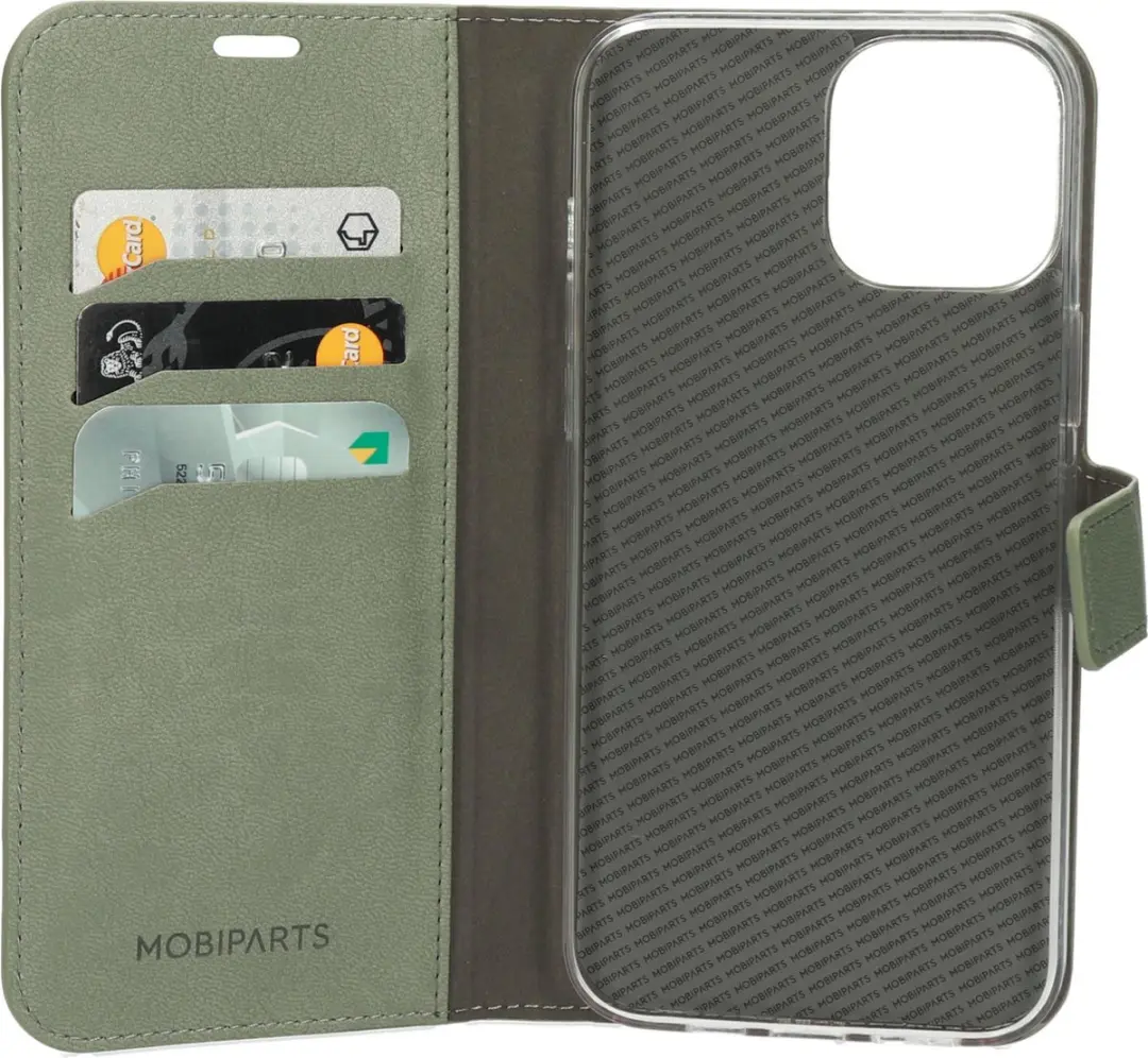 Mobiparts MP-108522 Hoesje iPhone 12 Pro Max - Wallet - Groen