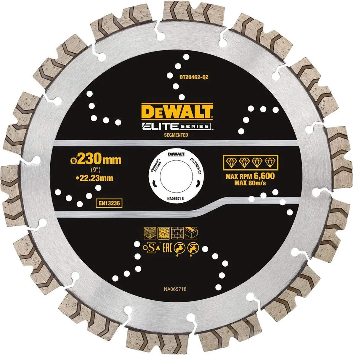 DeWalt DT20462 Diamantzaagblad 230mm Elite Series