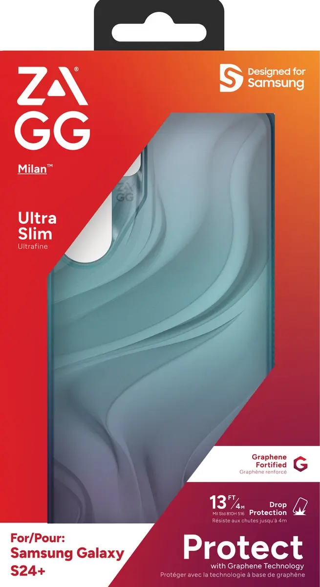 ZAGG Milan Hoesje S24 Plus - Blauw/Paars - 840390304018
