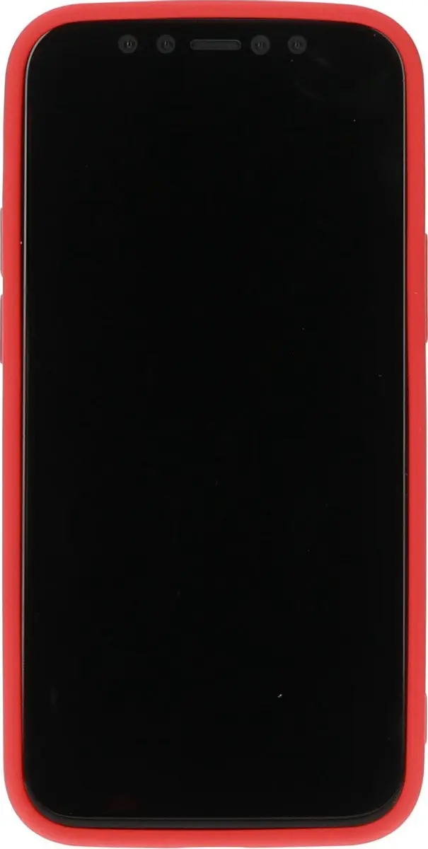 Mobiparts MP-108540 Hoesje iPhone 12 Mini - Siliconen - Rood
