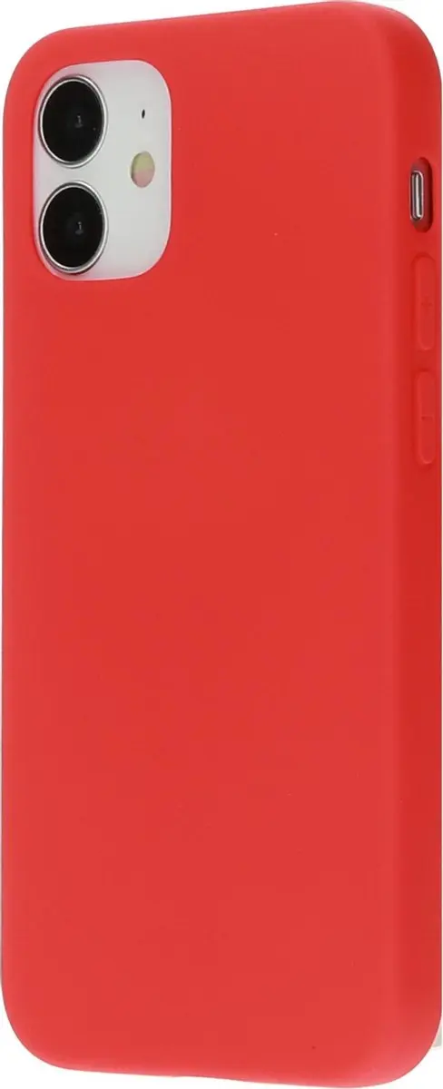 Mobiparts MP-108540 Hoesje iPhone 12 Mini - Siliconen - Rood