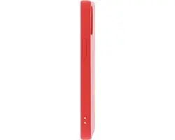 Mobiparts MP-108540 Hoesje iPhone 12 Mini - Siliconen - Rood