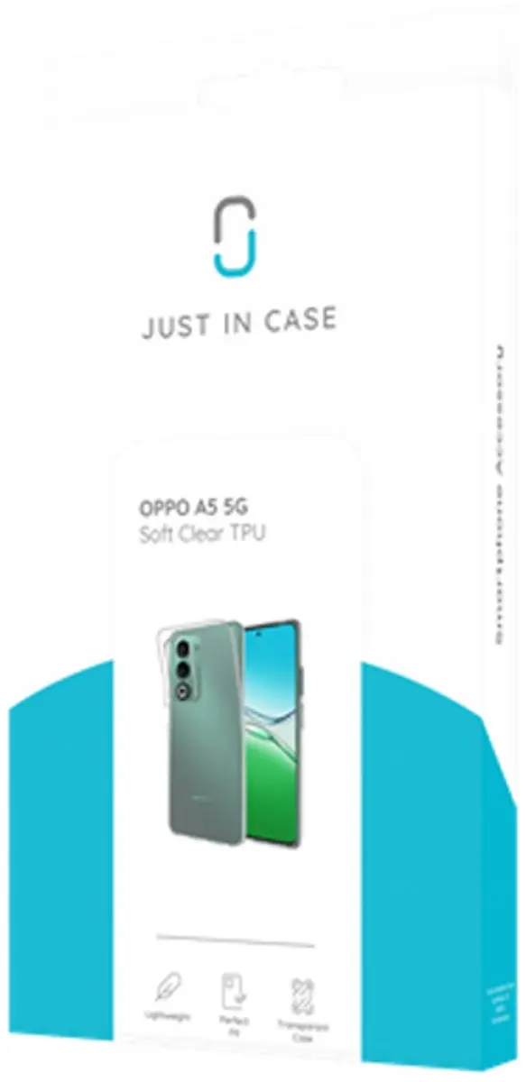 Just in Case Oppo A5 Hoesje Siliconen MOO2784KL0 - Transparant