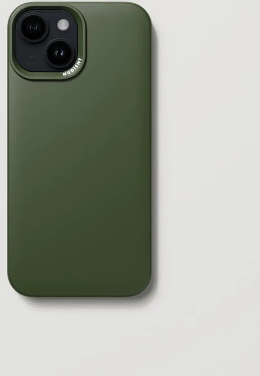 Nudient Thin Precise Case iPhone 15 V3 - Groen - 00-000-0090-0002