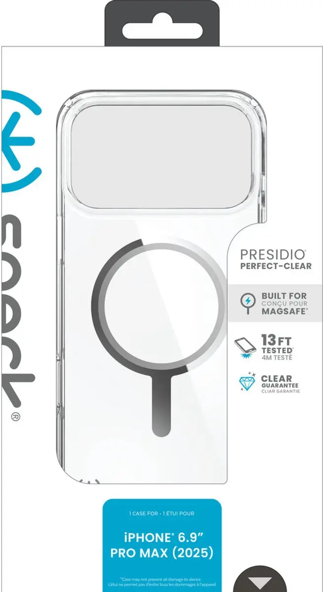 Speck Presidio Perfect Clear 150981-3240 Hoesje - iPhone 17 Pro Max - Transparant