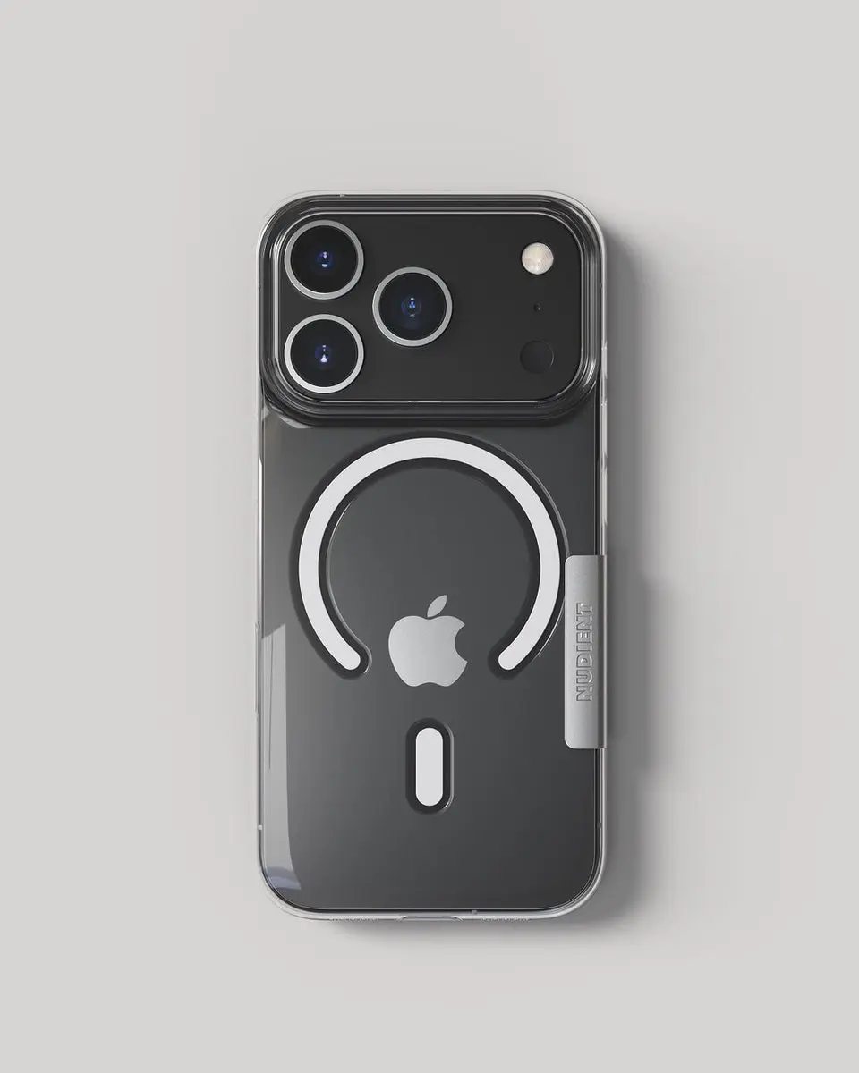 Nudient Thin MagSafe Case iPhone 17 Pro - Transparant - 00-000-0124-0060