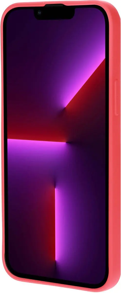 Mobiparts Hoesje iPhone 13 Pro Max Siliconen - Rood MP-118591