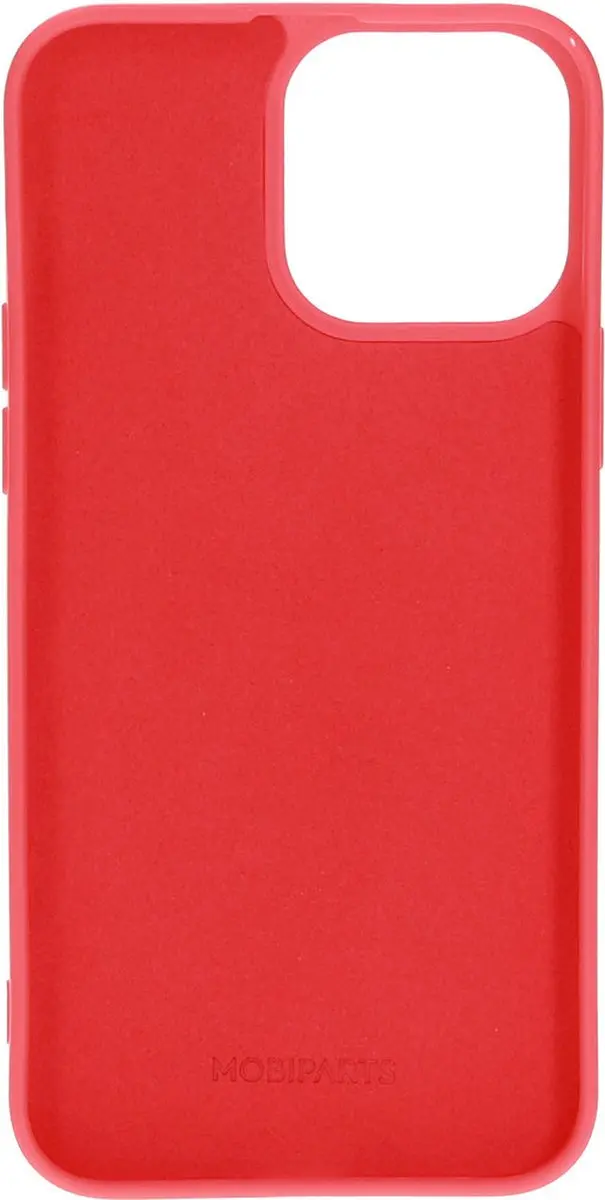 Mobiparts Hoesje iPhone 13 Pro Max Siliconen - Rood MP-118591