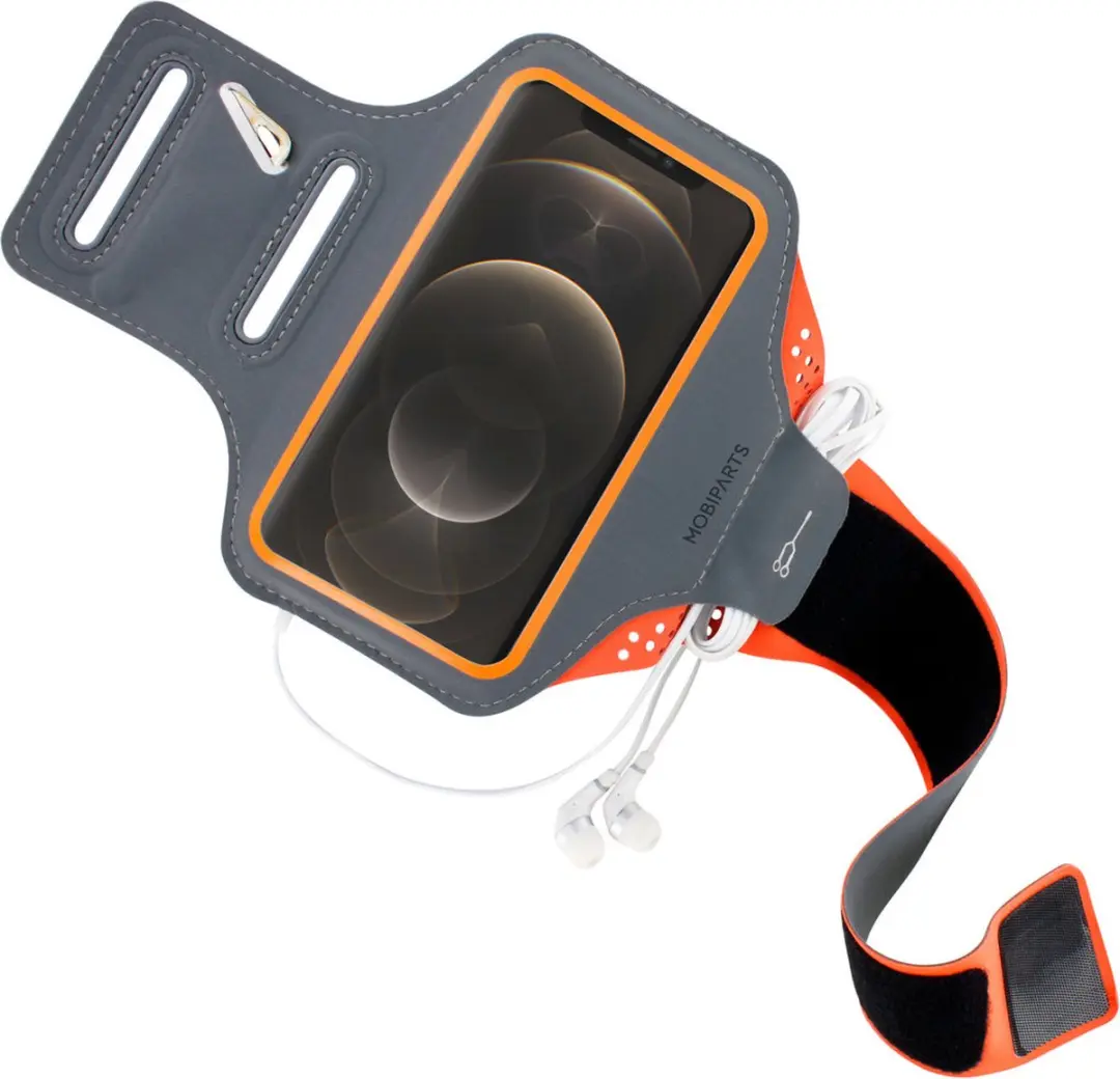 Mobiparts Comfort Fit Sport Armband iPhone 12 Pro Max MP-111652 - Oranje