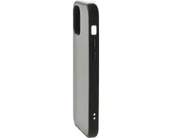 Mobiparts MP-108510 Hoesje iPhone 12/12 Pro - Hardcover - Zwart/Grijs