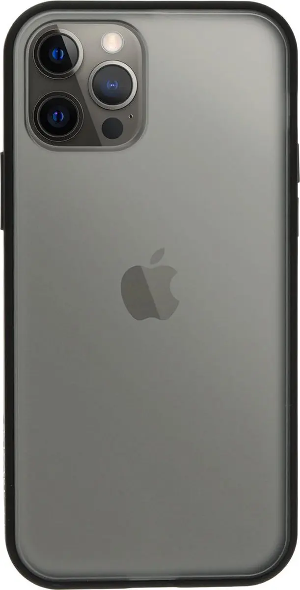 Mobiparts MP-108510 Hoesje iPhone 12/12 Pro - Hardcover - Zwart/Grijs - afbeelding 6 van 6