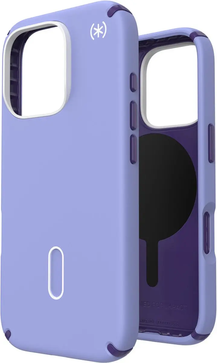 Speck Presidio2 Pro 150700-3251 Hoesje - iPhone 16 Pro - Paars