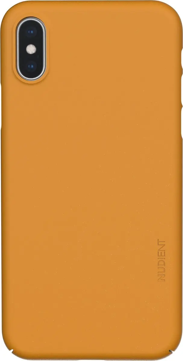 Nudient Thin Precise Case iPhone XS V3 - Saffron Yellow IPXSN-V3SY