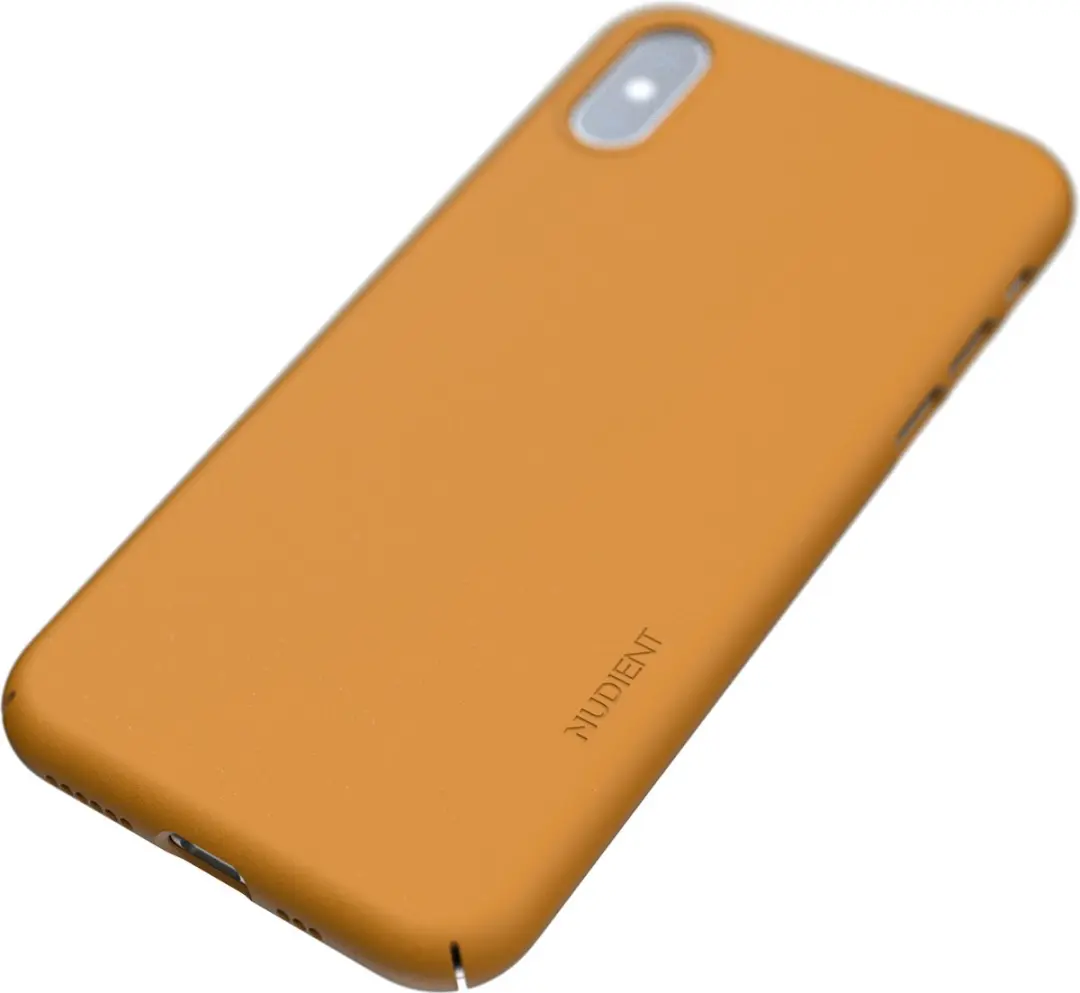 Nudient Thin Precise Case iPhone XS V3 - Saffron Yellow IPXSN-V3SY