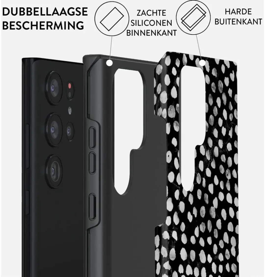 Burga Tough Case Samsung Galaxy S23 Ultra - Night Sky - Zwart - afbeelding 6 van 6