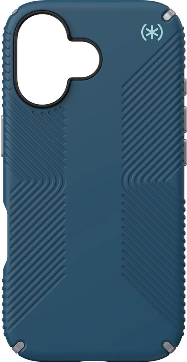 Speck Presidio2 Grip iPhone 17 Hoesje - Blauw - 4m Valbestendig