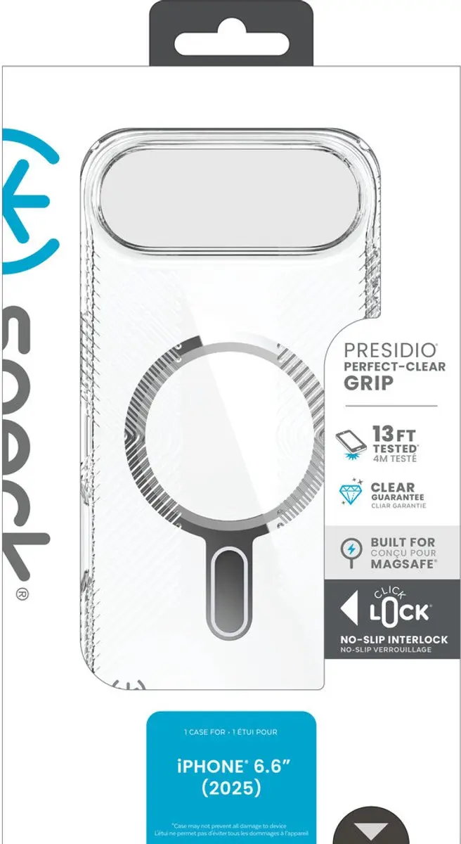 Speck Presidio Perfect Clear iPhone Air Hoesje - Transparant