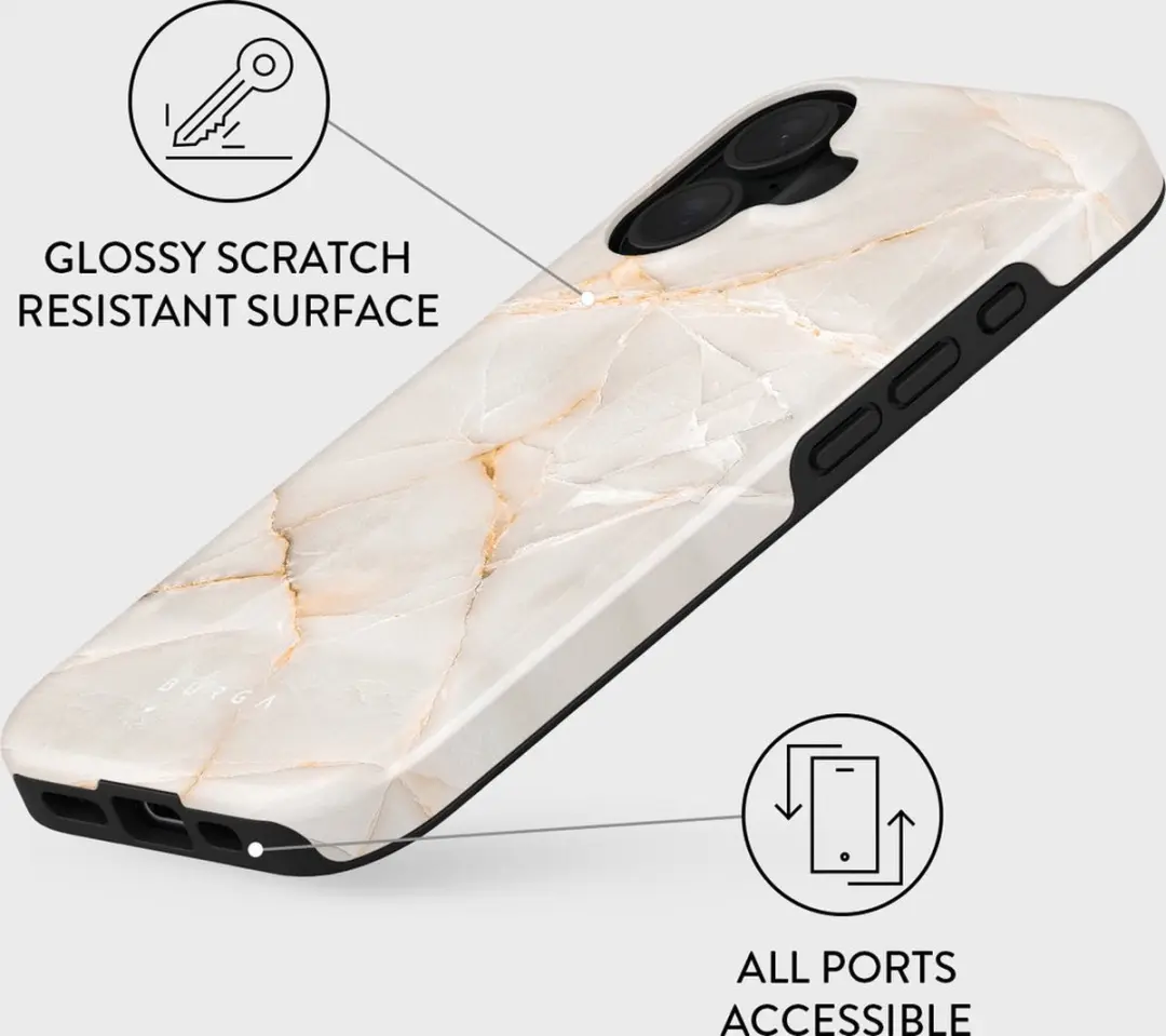 Burga Tough Case iPhone 16 Plus - Vanilla Sand