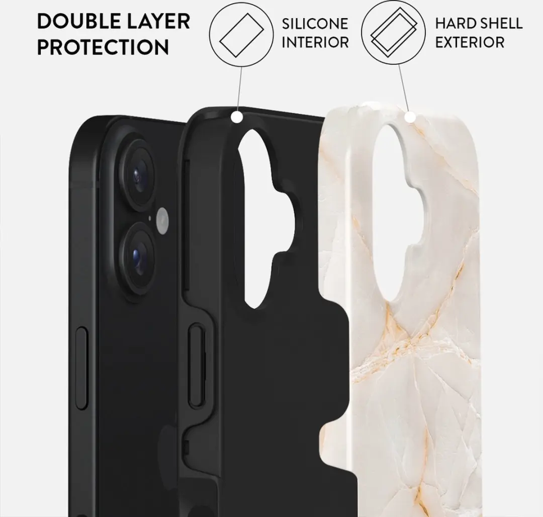 Burga Tough Case iPhone 16 Plus - Vanilla Sand