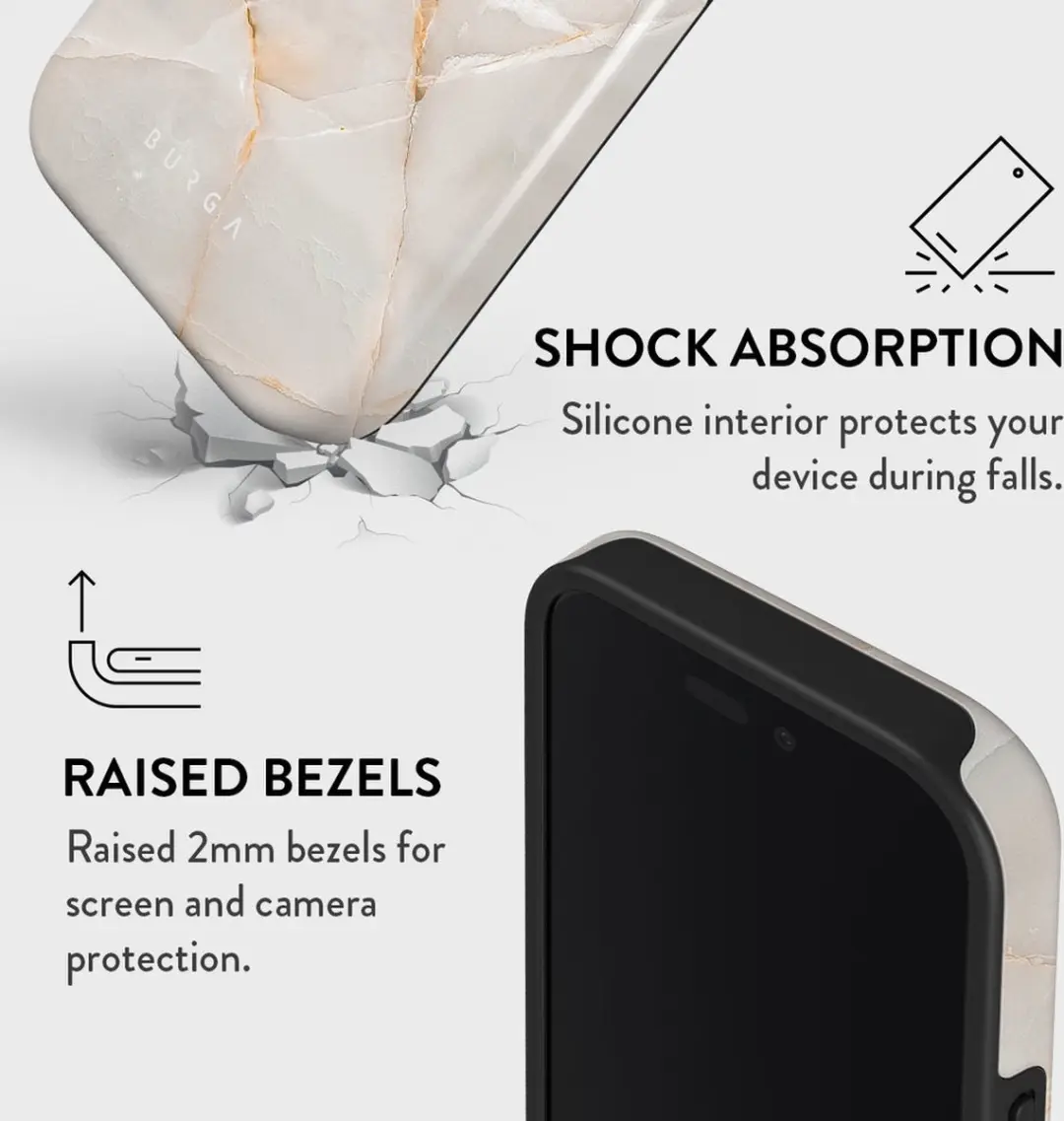 Burga Tough Case iPhone 16 Plus - Vanilla Sand