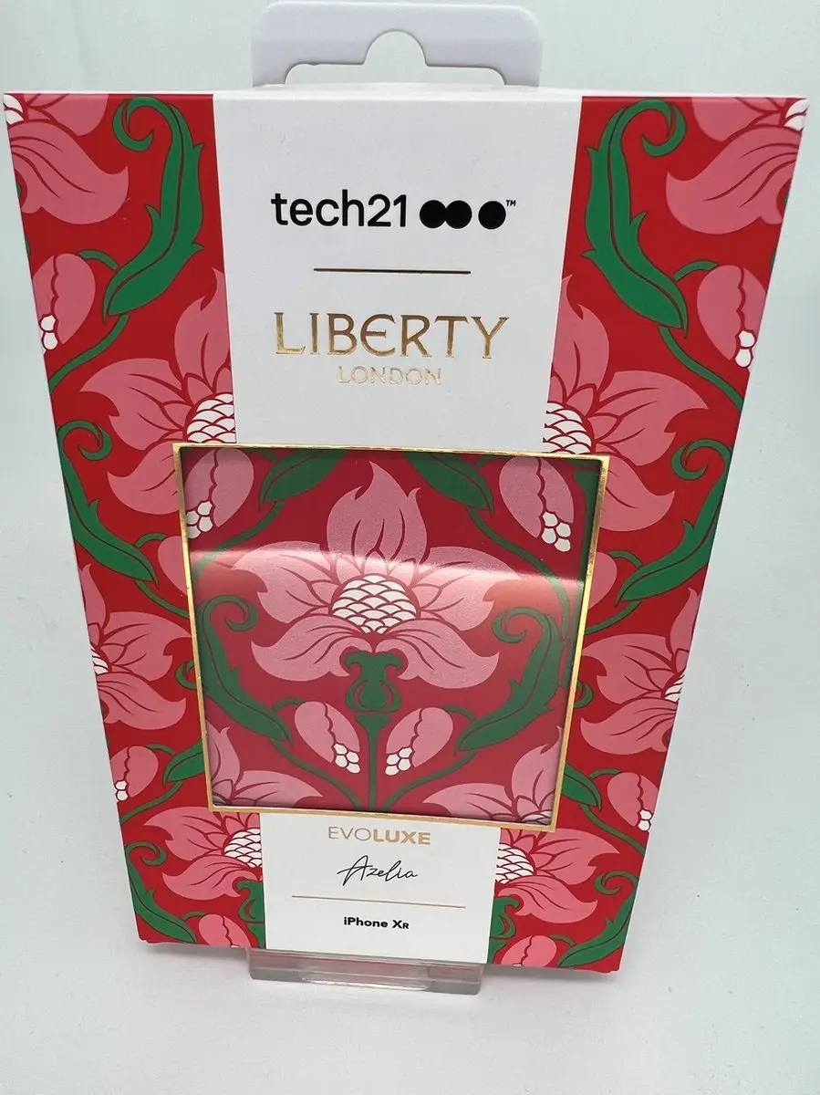 Tech21 Liberty London Evoluxe iPhone XR Hoesje - Rood