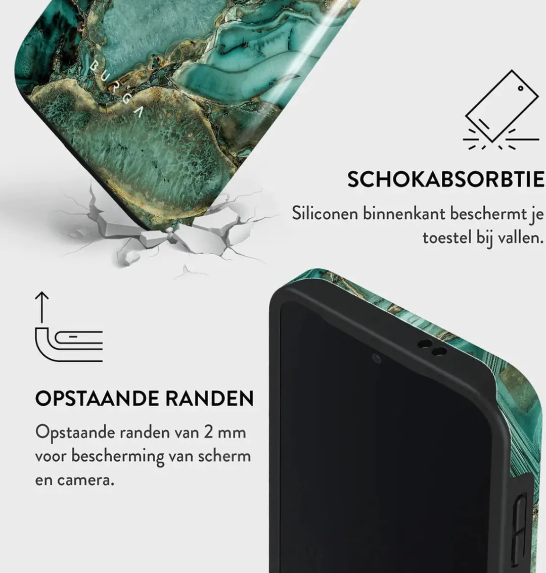 Burga Tough Case Samsung Galaxy S24+ - Groen