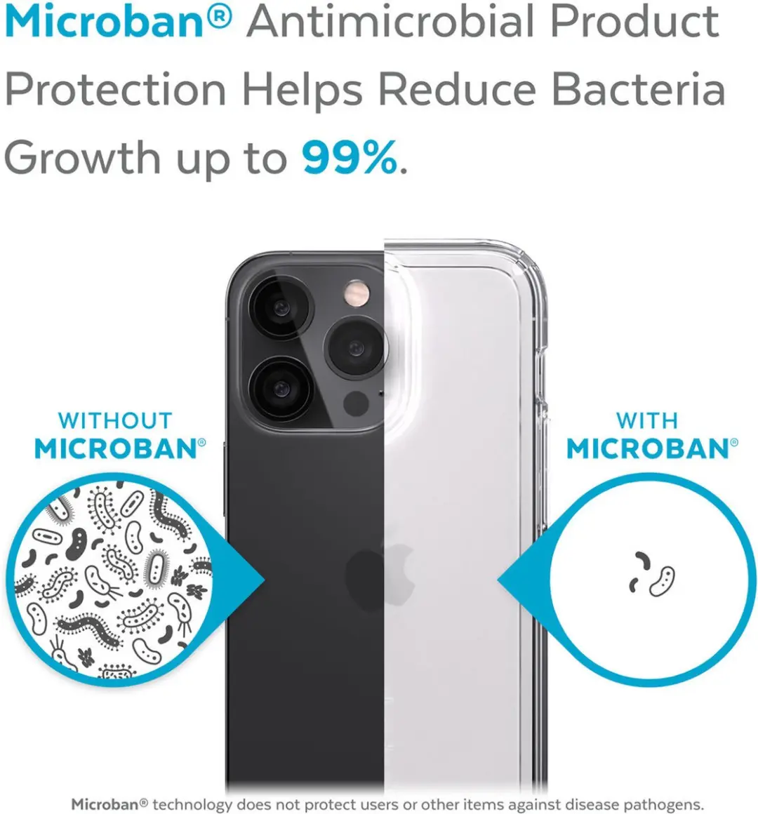 Speck GemShell iPhone 13 Pro 141926-5085 - Transparant