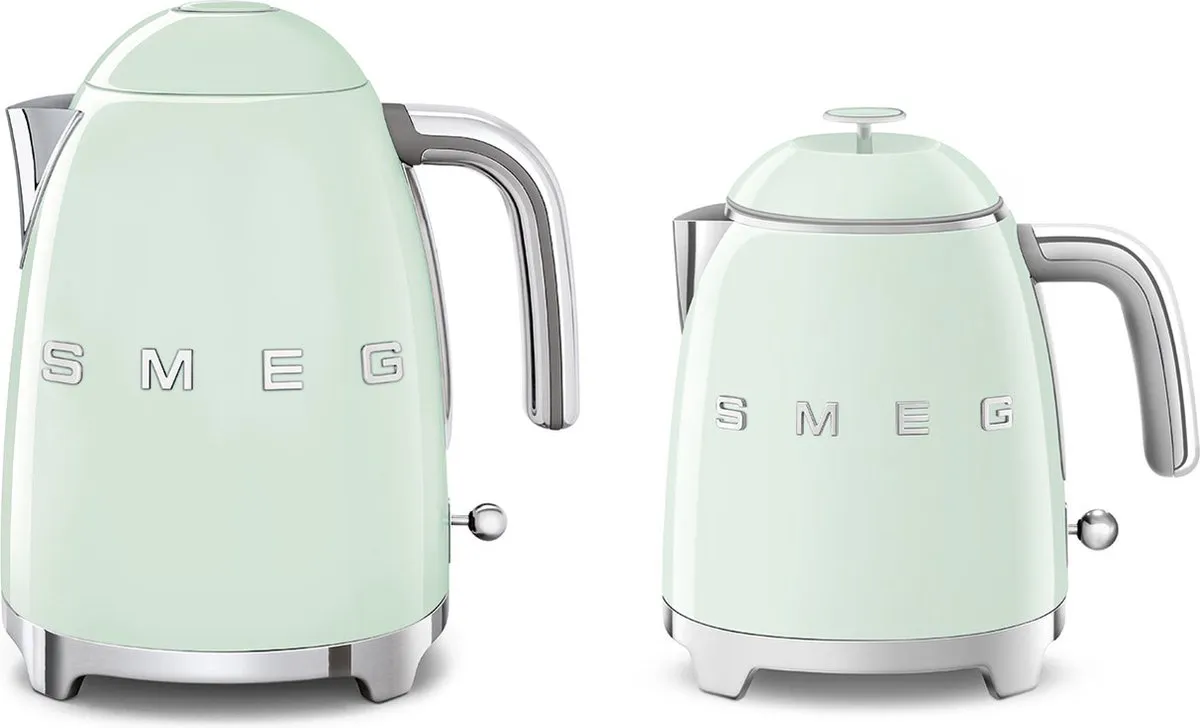 Smeg KLF05PGEU Waterkoker 800ml - Watergroen - afbeelding 6 van 6