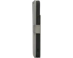 Mobiparts MP-122617 Hoesje iPhone 14 Pro - Grijs Eco Leer
