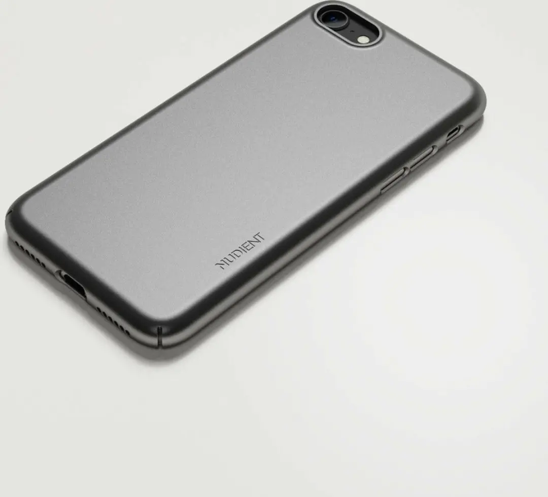 Nudient Thin Precise Case iPhone 7/8/SE V3 - Grijs