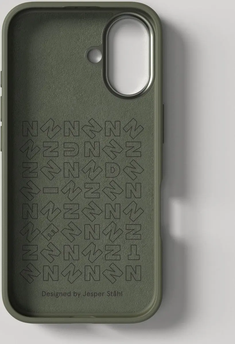 Nudient Bold MagSafe Hoesje iPhone 16 - Groen - MPN 00-001-0103-0070
