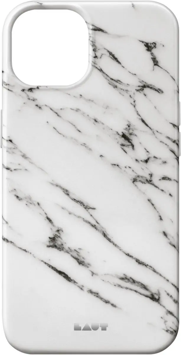 Laut Huex Elements Marble Hoesje 46442 - iPhone 13 - Wit